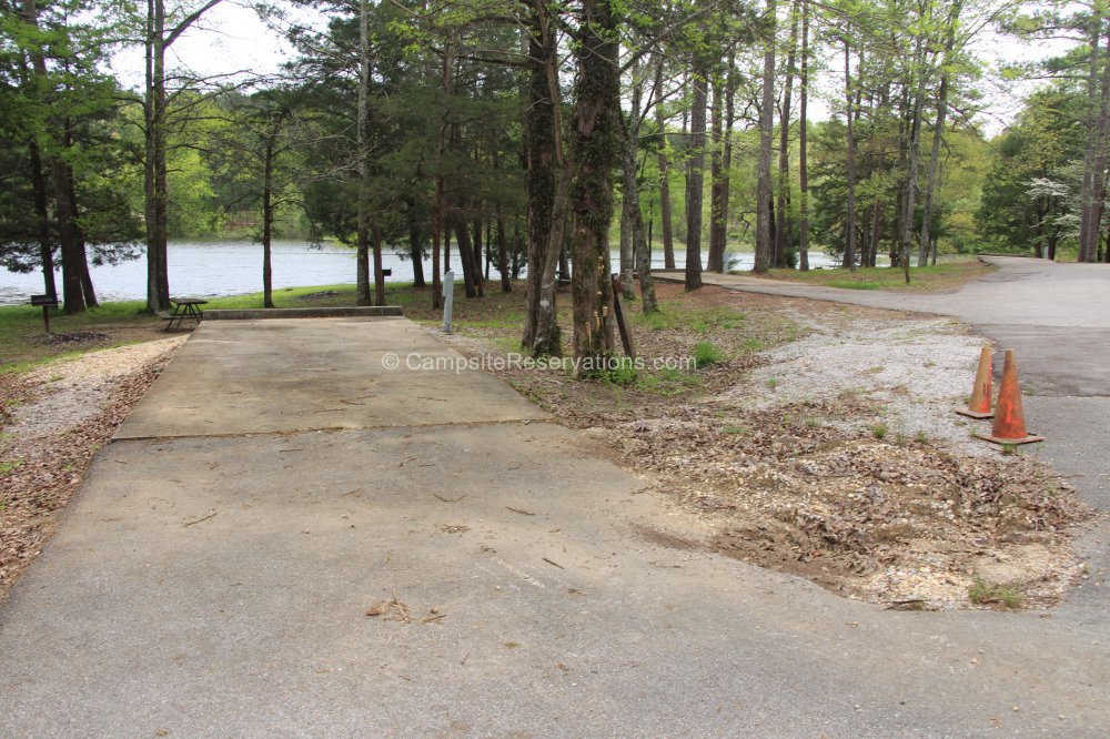 Photo of Campsite 52 in Tishomingo State Park Campground at Tishomingo